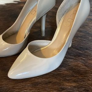BCBG patent leather heels